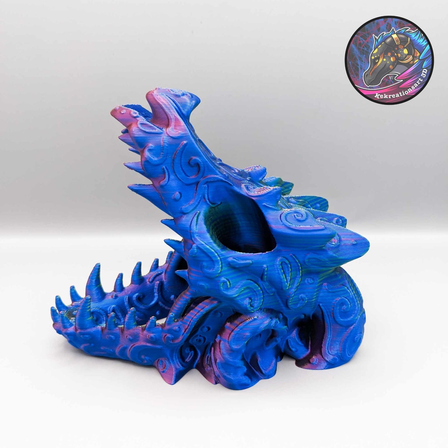 Decorative Dragon Skull Dice Tower