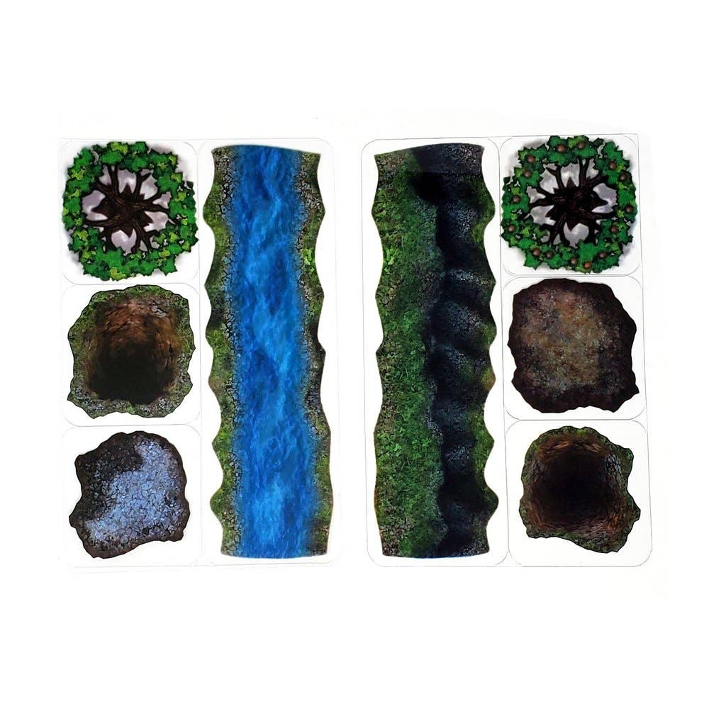 D&D Terrain - Wilderness - 24 Pieces