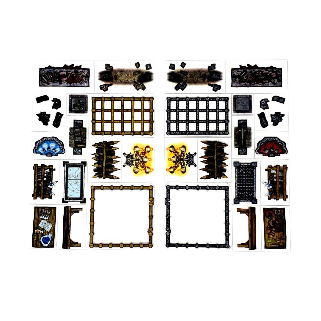 D&D Terrain - Dungeon - 66 Pieces