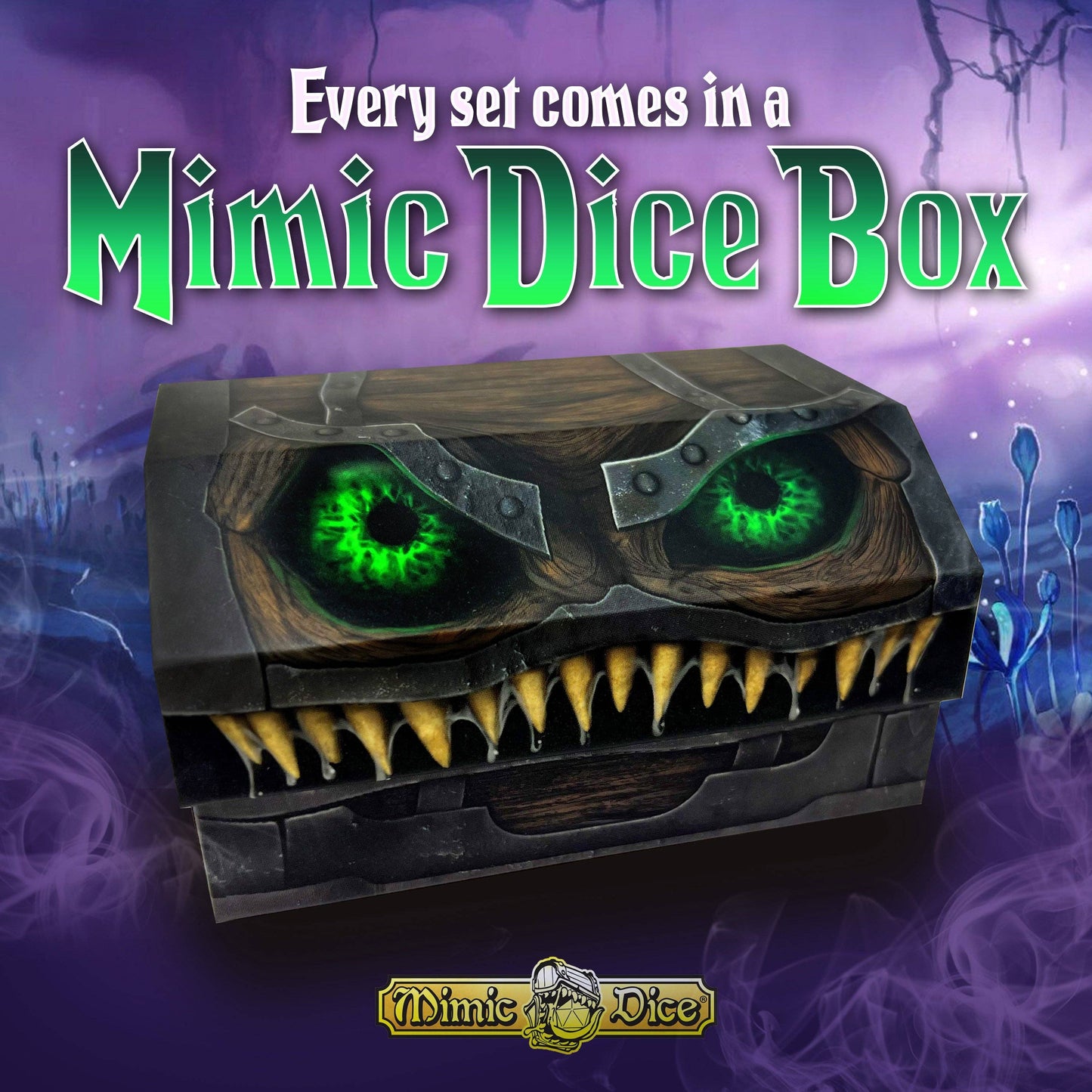 Mimic Dice: Dark Ale - 11-Piece RPG Dice Set