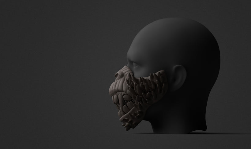 Monkey Half Mask