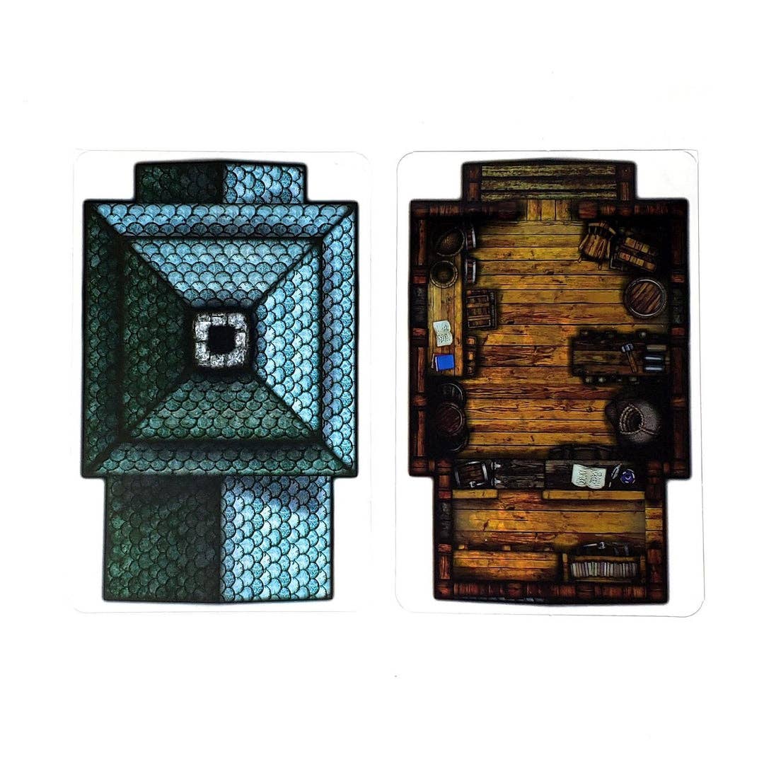 D&D Terrain - Instant Shops - 4 Pieces