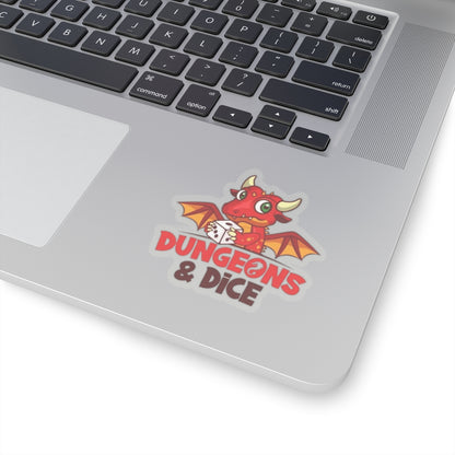 Dungeons & Dice Logo Stickers