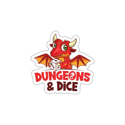 Dungeons & Dice Logo Stickers