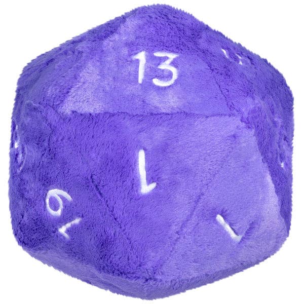Squishables Purple D20 Dice Plush