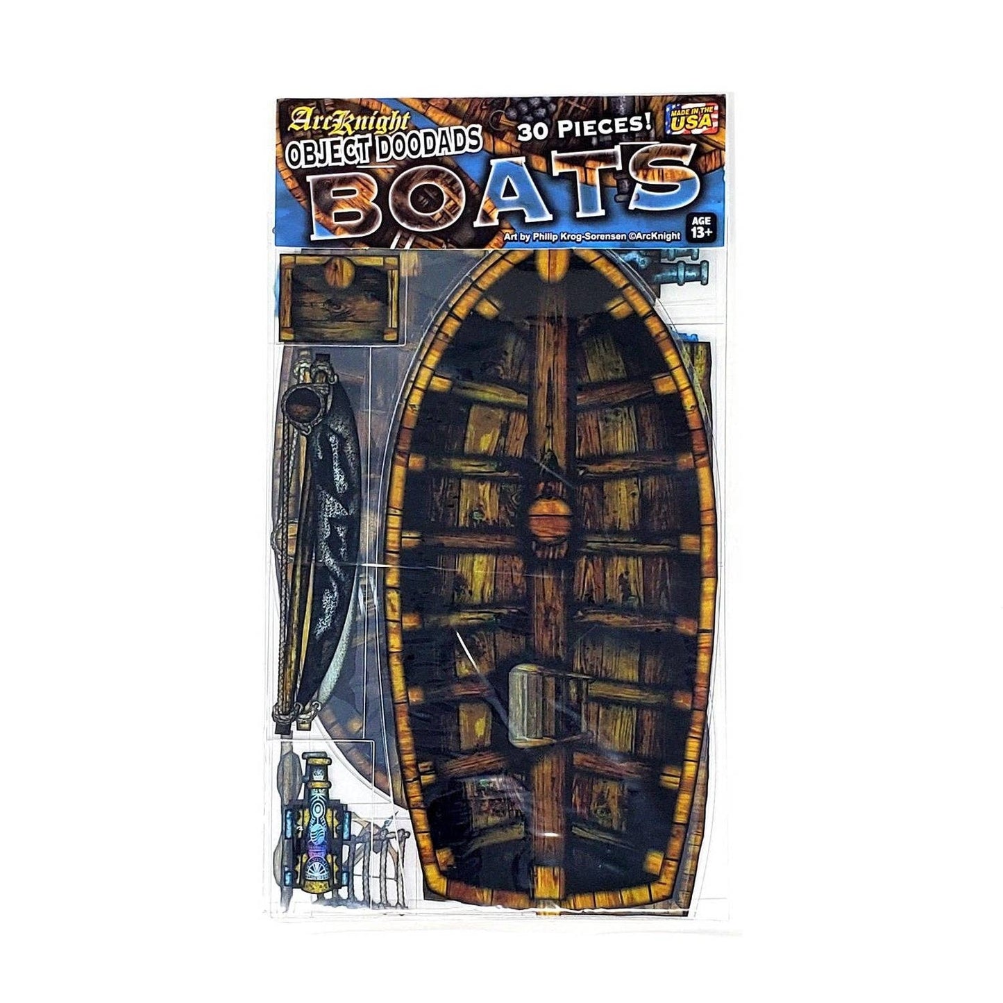 D&D Terrain Roleplaying Objects - 30 Pieces - Boats -
