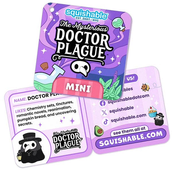 Mini Druid Plague Doctor Plush