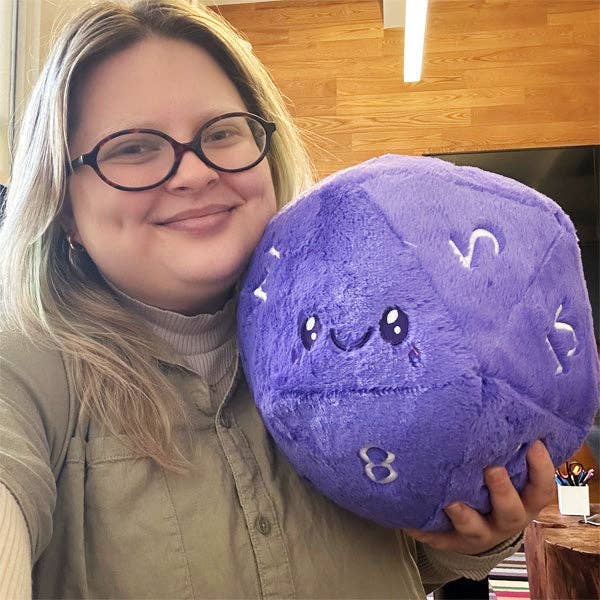 Squishables Purple D20 Dice Plush