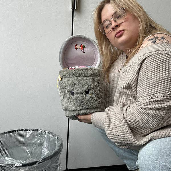 Squishables Mini Trash Can Plush