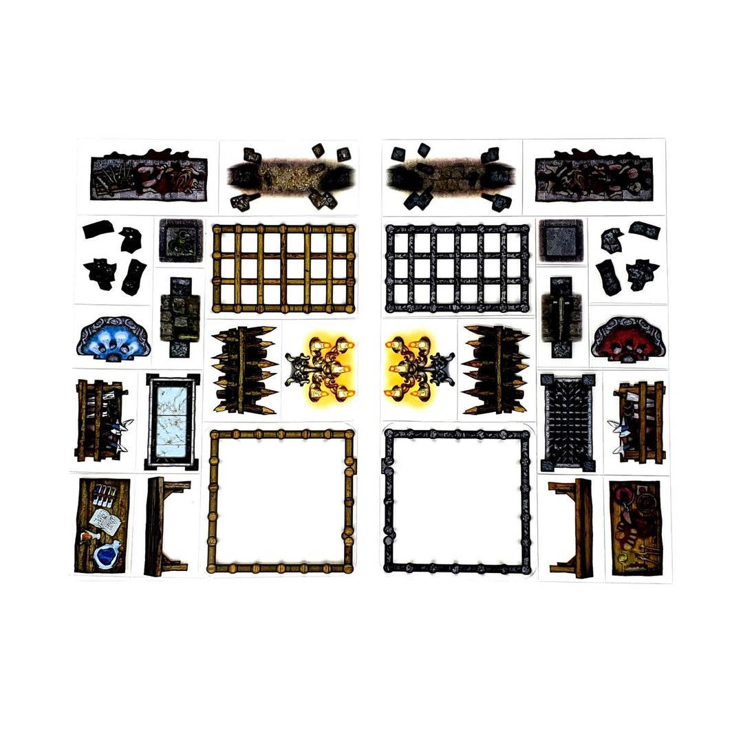 D&D Terrain - Dungeon - 66 Pieces