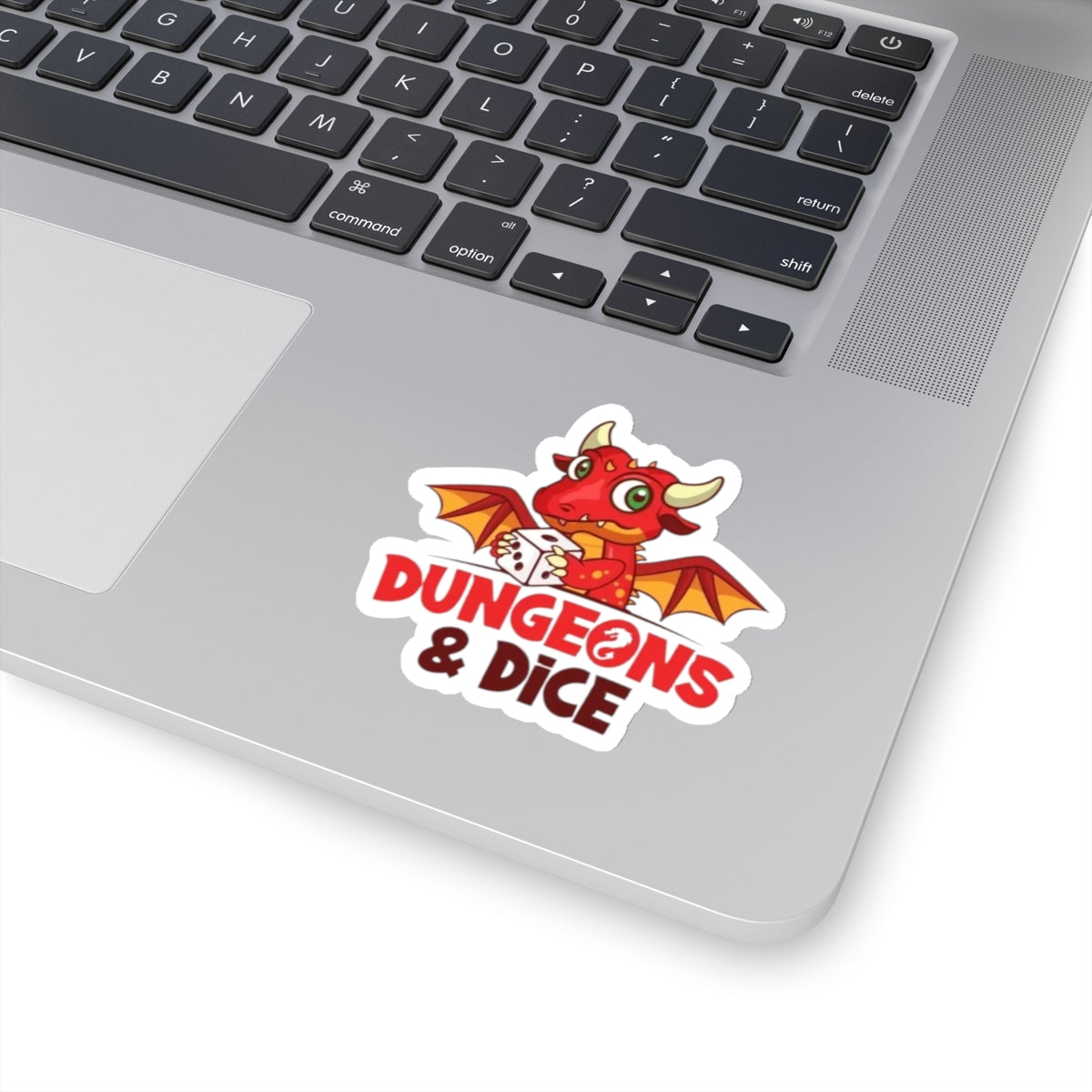 Dungeons & Dice Logo Stickers