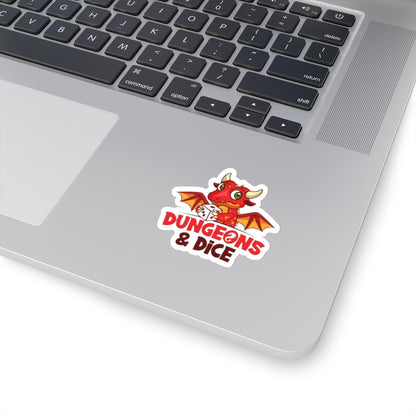 Dungeons & Dice Logo Stickers