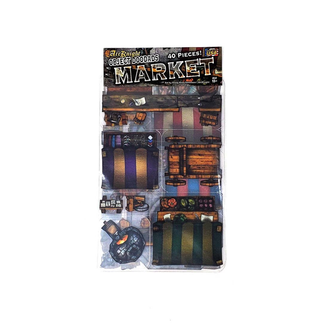 D&D Terrain - Market - 40 Pieces