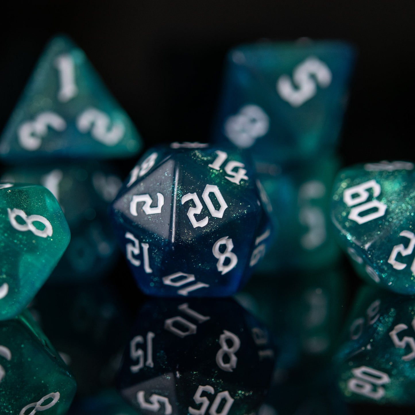 Sorcerer Class Acrylic Dice Set