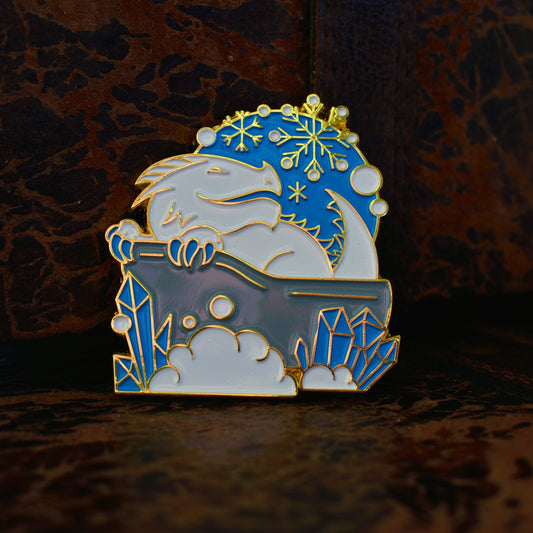 White Dragon Pin