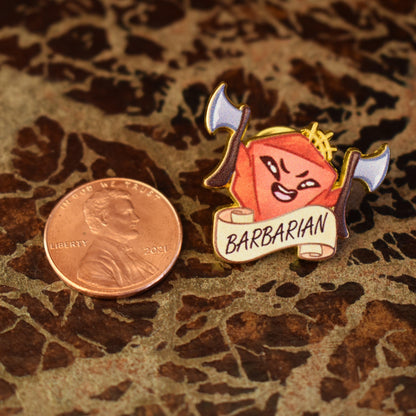 Barbarian Class Pin