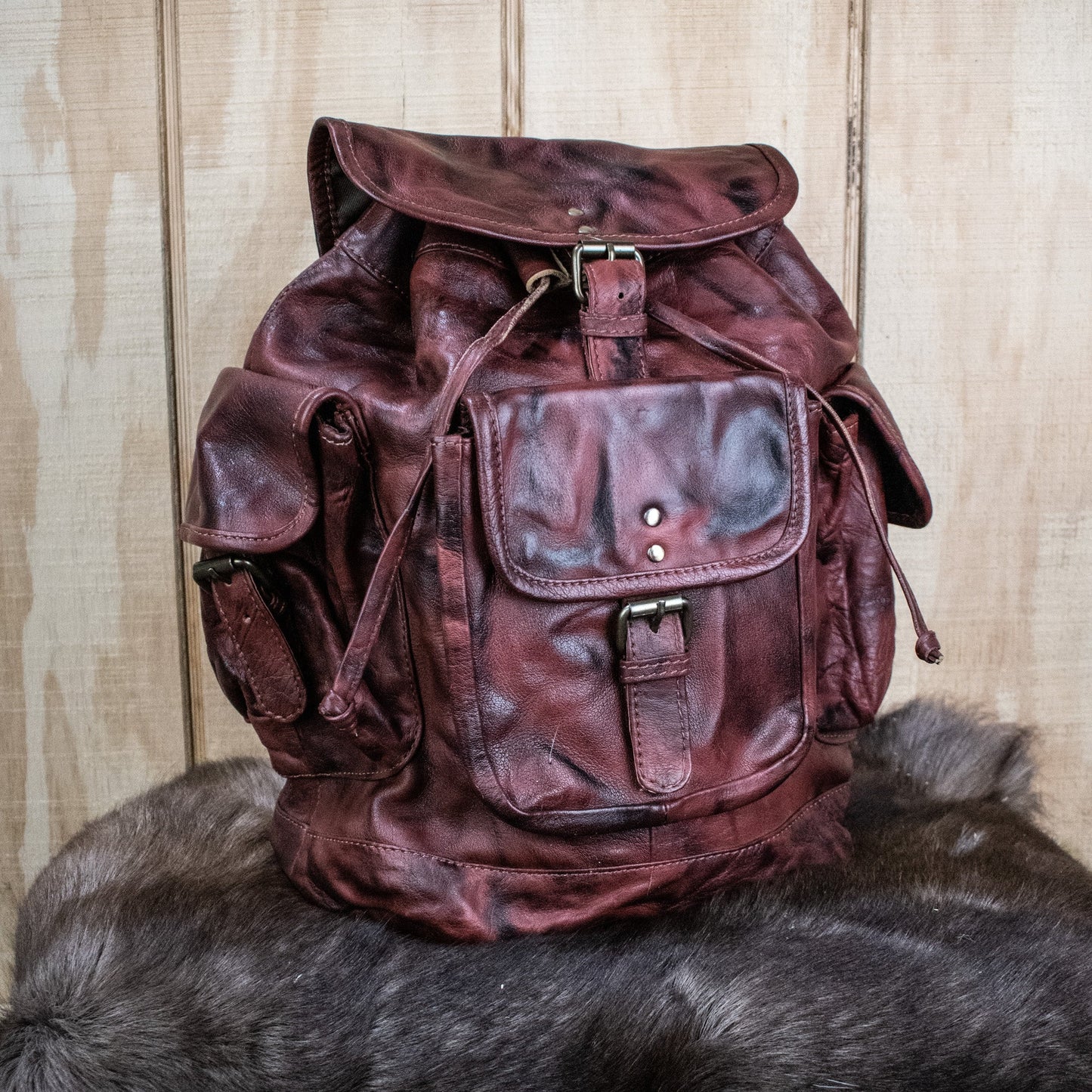 "The Runaway" Leather Backpack