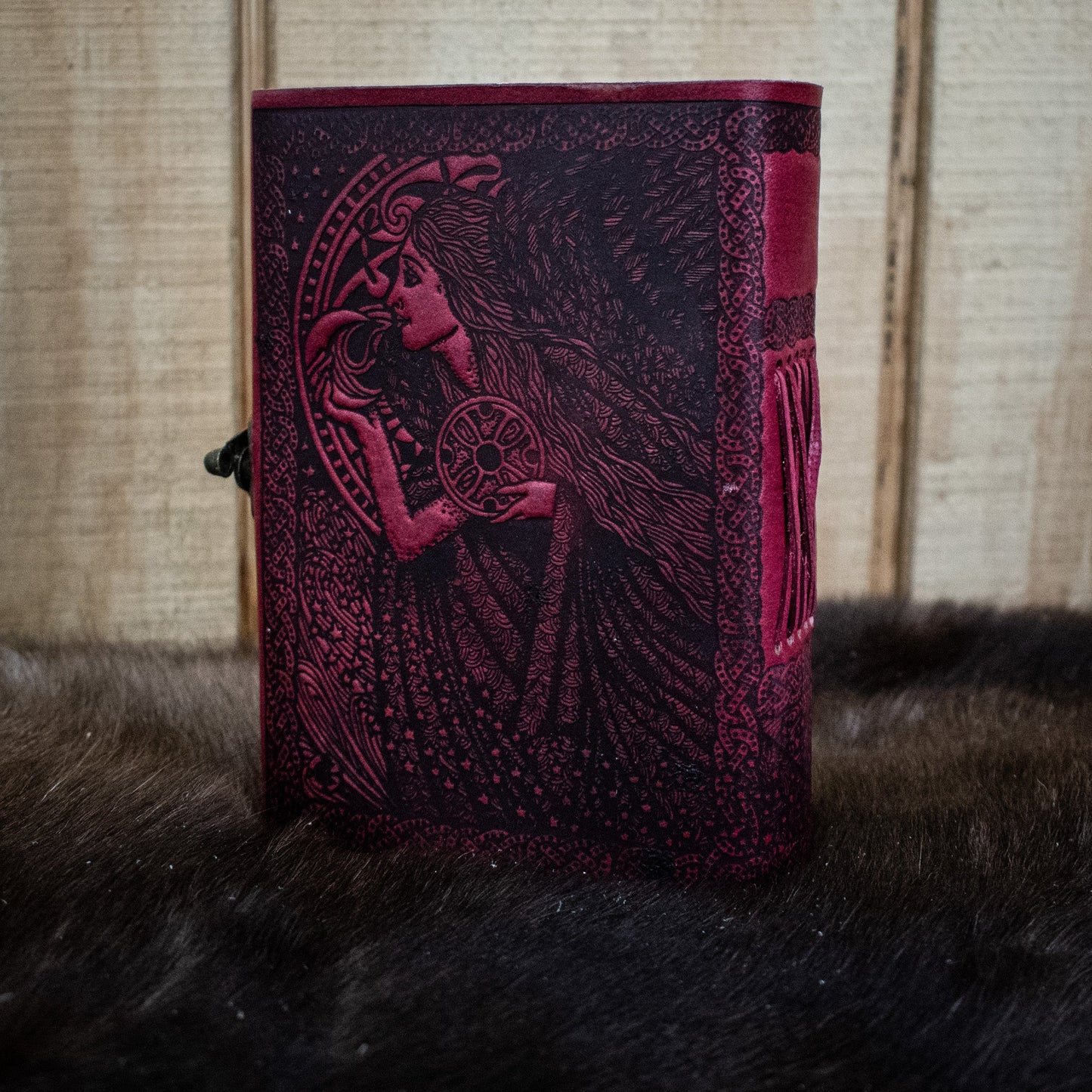 "Celtic Angel" Leather Journal