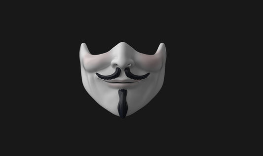 Fawkes Half Mask