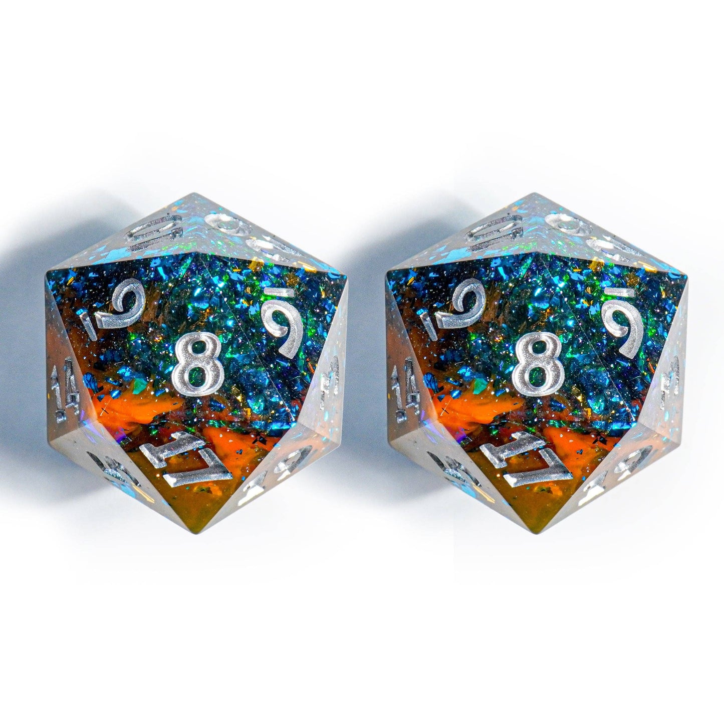 Mimic Dice: Dark Ale - 11-Piece RPG Dice Set