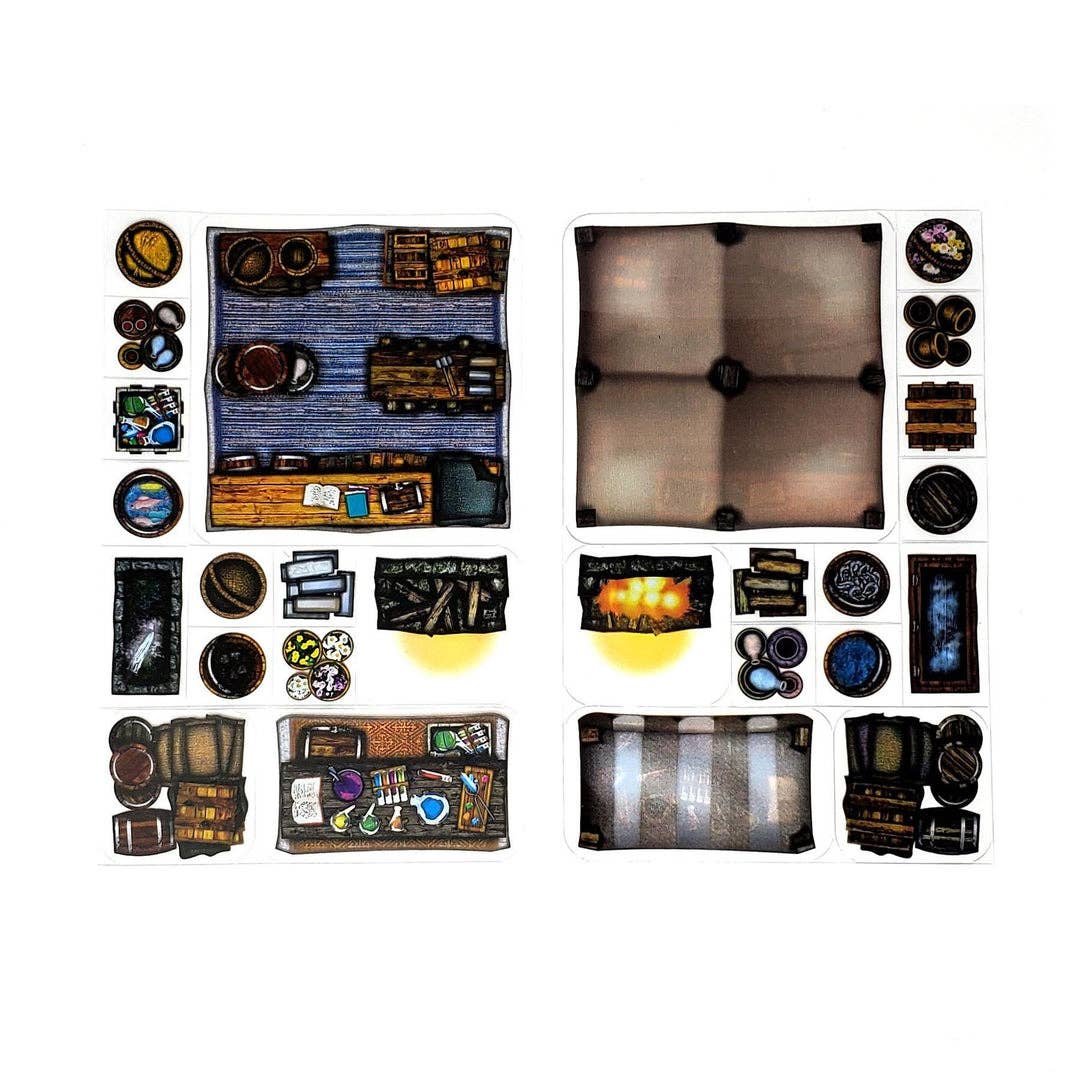 D&D Terrain - Market - 40 Pieces