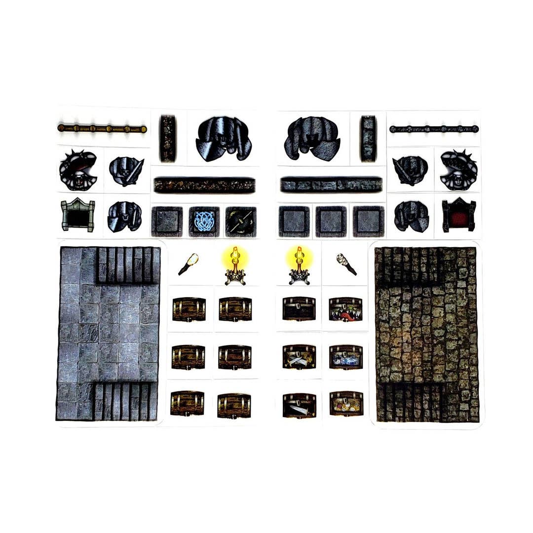 D&D Terrain - Dungeon - 66 Pieces
