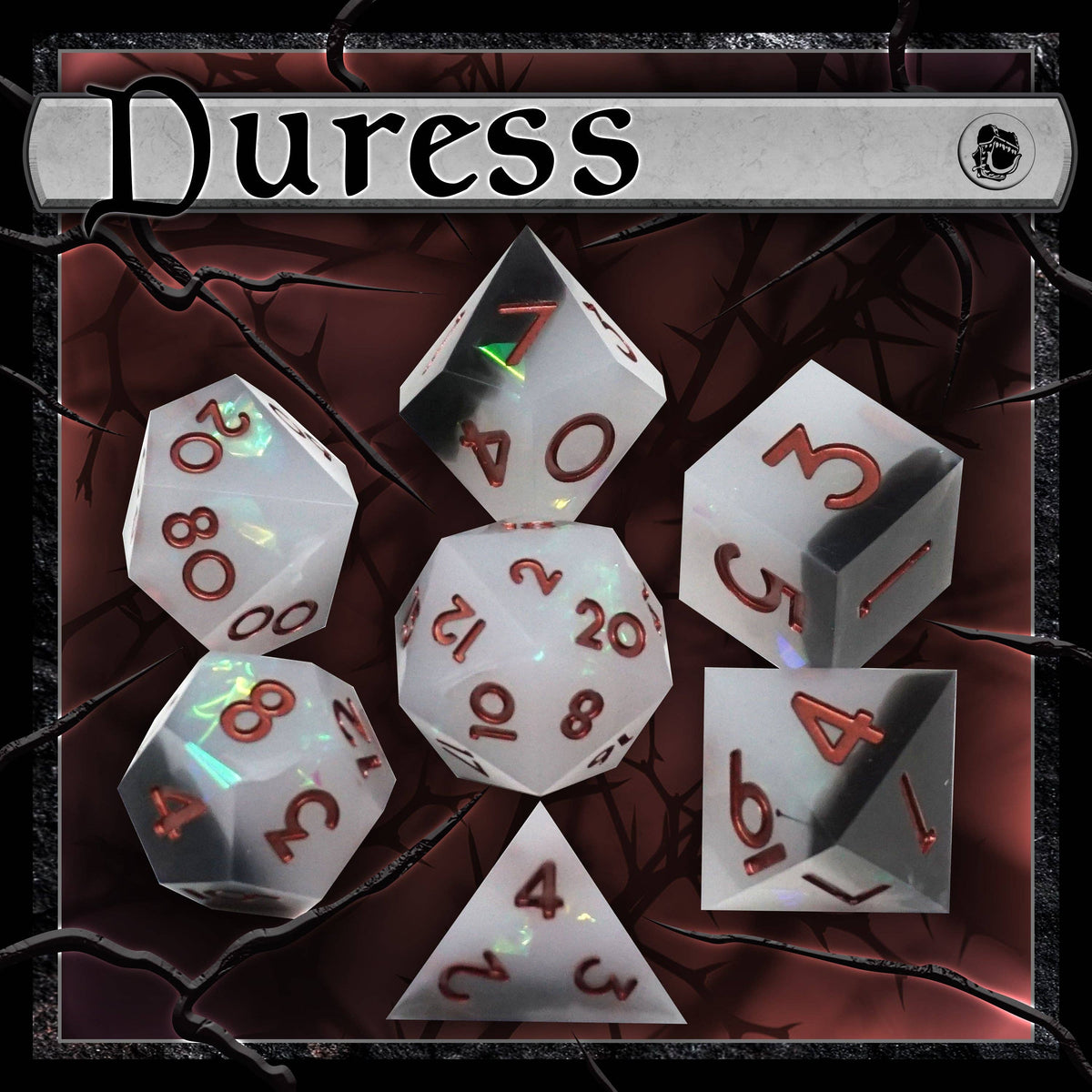 Mimic Dice: Duress - 7-Piece RPG Dice Set