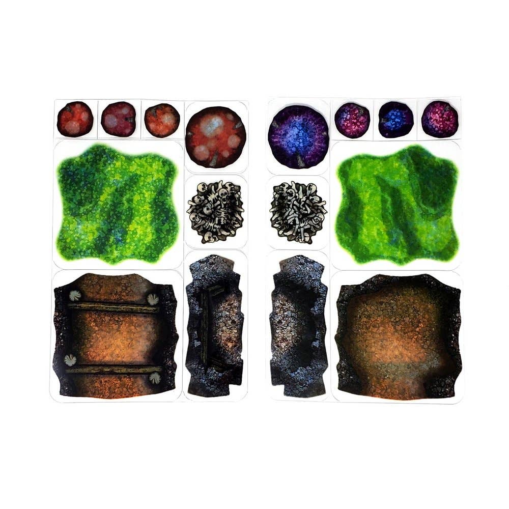 D&D Terrain - Caves - 24 Pieces